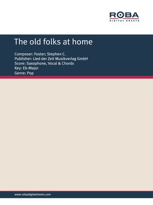 cover image of The old folks at home